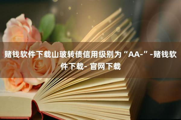 赌钱软件下载山玻转债信用级别为“AA-”-赌钱软件下载- 官网下载