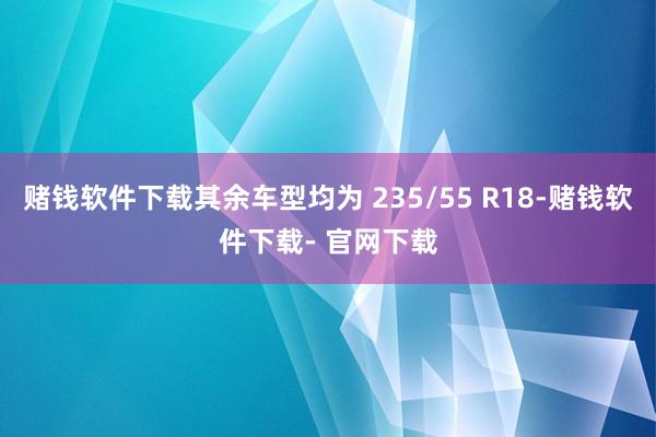 赌钱软件下载其余车型均为 235/55 R18-赌钱软件下载- 官网下载