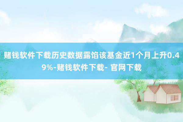 赌钱软件下载历史数据露馅该基金近1个月上升0.49%-赌钱软件下载- 官网下载